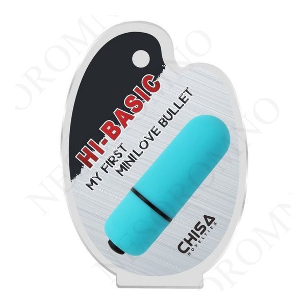 Виброкуля Chisa Hi-Basic My First Mini Love Bullet для стимуляції ерогенних зон, блакитна 900312 /CN-390900312 фото