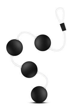 Анальні кульки Blush Anal Adventures Pleasure Balls-Black T331481 фото