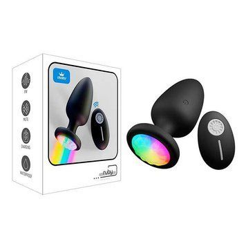 Світна анальна пробка з вібрацією 10X Light Up Rechargeable Anal Plug - 9,8*4,4 см - Анальні іграшки X0000752 фото