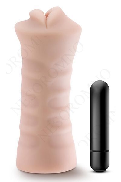 Мастурбатор в виде рта с вибропулей Blush M for Men Angie телесный T331159 фото