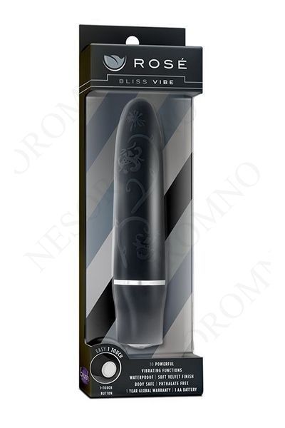 Міні вібратор BLUSH ROSE BLISS VIBE BLACK T330275 фото