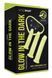 Страпон люмінесцентний Whipsmart Glow in the Dark із 3 насадками, чорний-білий WH10295 WH10295 фото 6