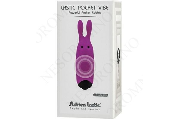 Мінівібратор у вигляді кролика Adrien Lastic Pocket Vibe Rabbit фіолетовий AL33483 фото