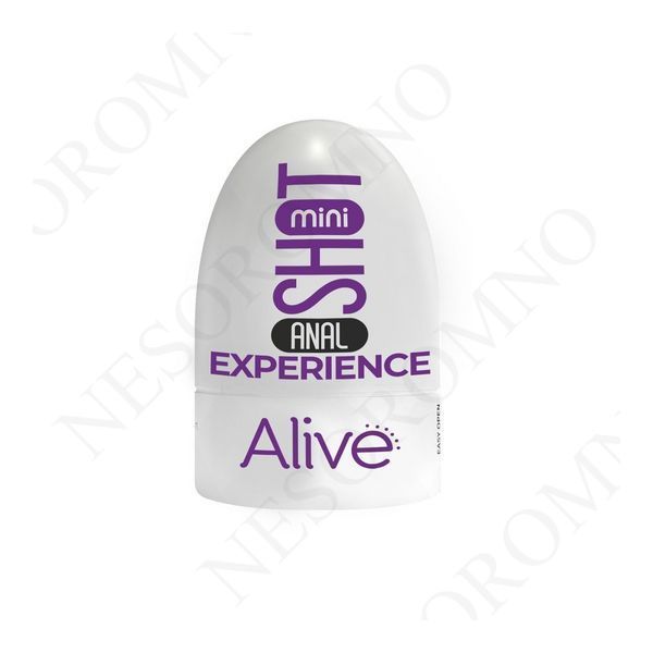 Кишеньковий мастурбатор у вигляді ануса Alive Mini Shot Experience бежевий AV30797 фото