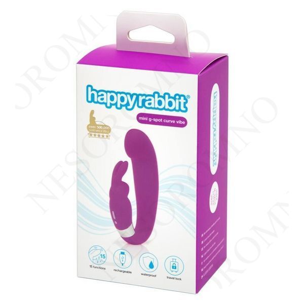 Подвійний вібратор Happy Rabbit G-Spot Clitoral Curve Vibrator FS80252 фото