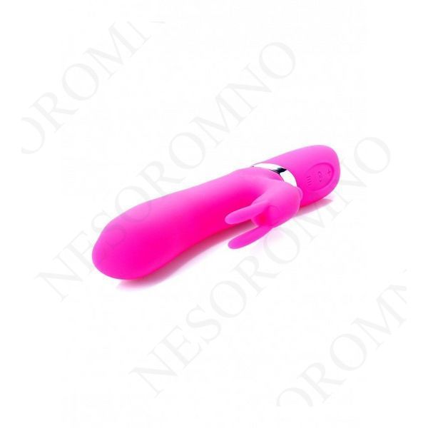 Вібратор-кролик ADELA Pink USB 12 режимів вібрації та 6 пульсацій 26-00119 фото