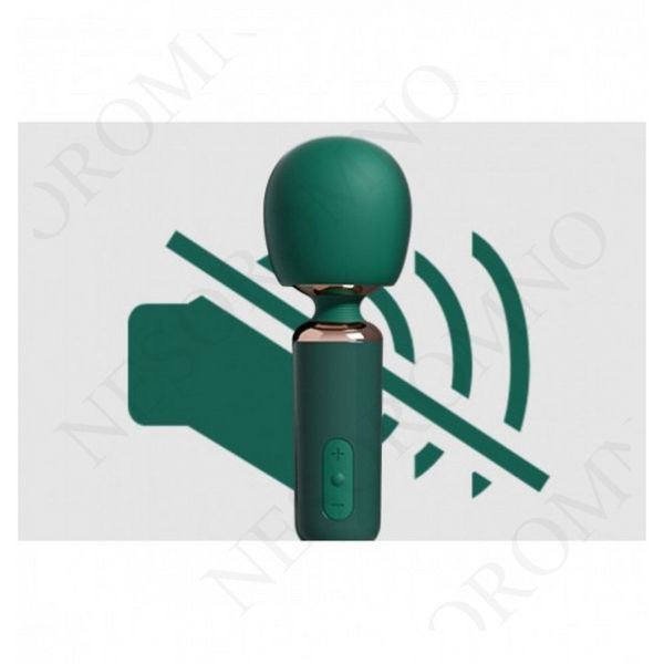 Вібратор-мікрофон Qingnan No.5 Powerful Mini Wand Massager, зелений Q95551 фото