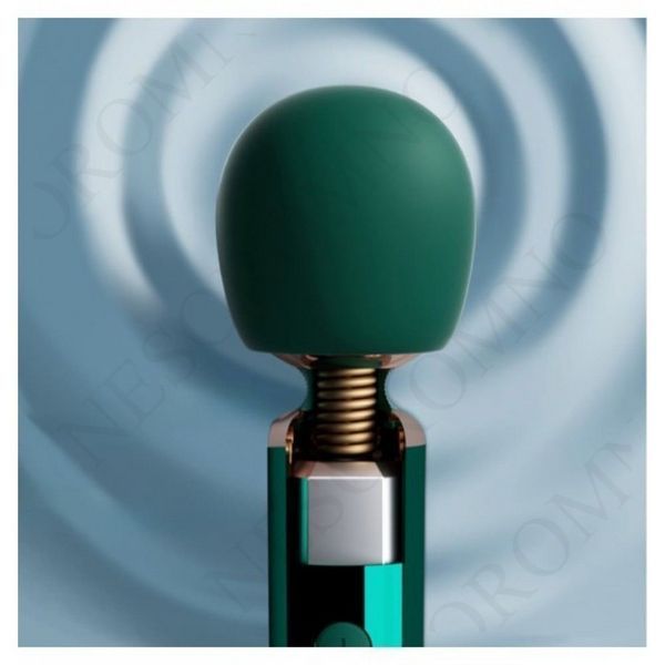 Вібратор-мікрофон Qingnan No.5 Powerful Mini Wand Massager, зелений Q95551 фото