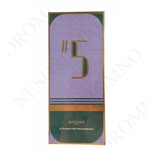 Вібратор-мікрофон Qingnan No.5 Powerful Mini Wand Massager, зелений Q95551 фото