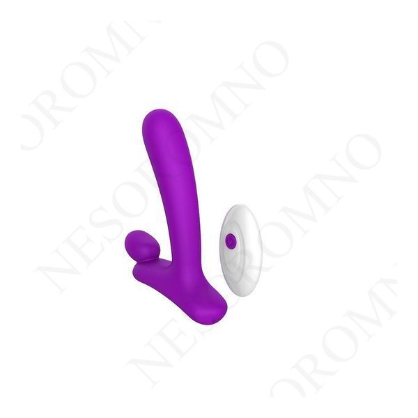 Вібратор у формі літери" L" зі стимуляцією клітора і точки G Chisa Lust Ripple Horny, фіолетовий 59691/CN-170759691 фото