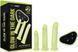 Страпон люмінесцентний Whipsmart Glow in the Dark із 3 насадками, чорний-білий WH10295 WH10295 фото 1