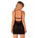 Пеньюар та стрінги Obssesive Maderris chemise & thong XS/S 411550 фото 2