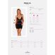 Пеньюар та стрінги Obssesive Maderris chemise & thong XS/S 411550 фото 3
