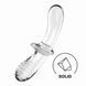 Подвійний скляний фалоімітатор Satisfyer Double Crystal Transparent прозорий ST4045665 фото 1