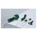Вібратор-мікрофон Qingnan No.5 Powerful Mini Wand Massager, зелений Q95551 фото 5