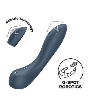 Вібратор з механізмом руху вгору та вниз Satisfyer G-Spot Wave 4 сірий ST4078229 фото
