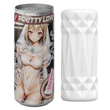 Мастурбатор PRETTY LOVE Pop-Top у вигляді банки, білий, 9 х 3.5 см 6603ВМ0414 фото