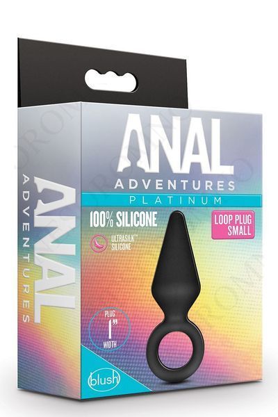 Анальна пробка BLUSH ANAL ADVENTURES PLATINUM-SILICONE-SMALL T331452 фото