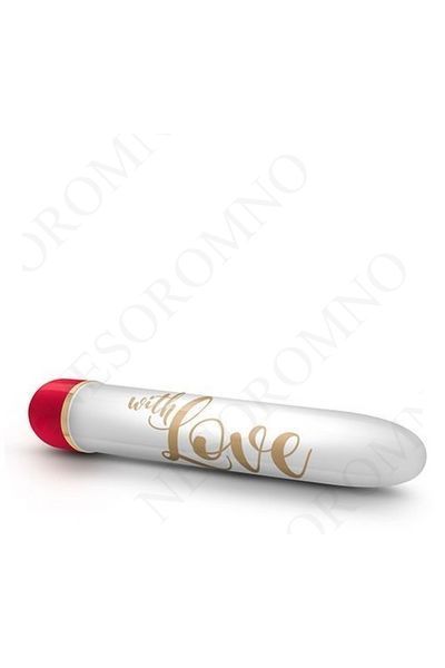 Вібратор Дамський пальчик Blush Love, біло-червоний, 14.5 х 2.5 см T331059 фото