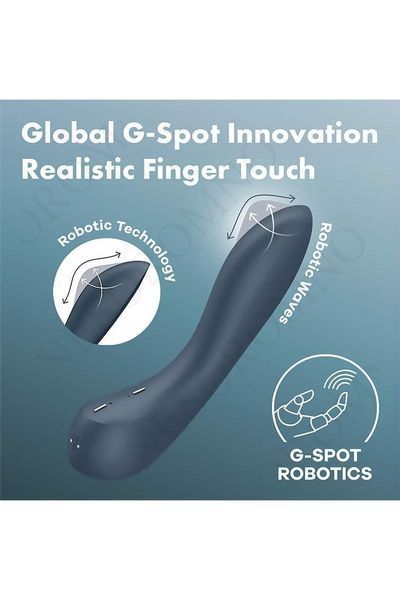 Вібратор з механізмом руху вгору та вниз Satisfyer G-Spot Wave 4 сірий ST4078229 фото