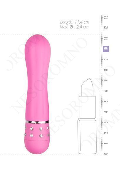 Вібратор Love Diamond Vibrator рожевий, 11 см ET089PNK фото