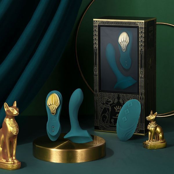 Вібратор в трусики AYA Zalo Turquoise Green на пульті керування ZL02901 фото
