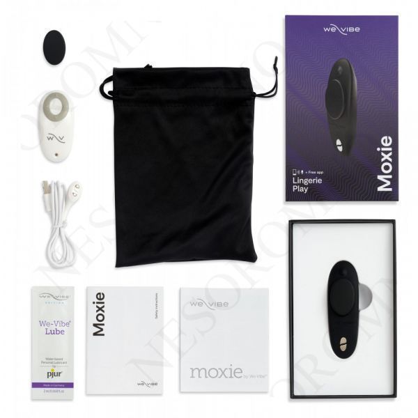 Вібратор в трусики Moxie від We-Vib з функцією управлінням з телефону BLACK W44071 фото