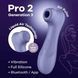 Вібратор кліторальний вакуумний SATISFYER PRO 2 покоління 3 BLUETOOTH бузковий S4051864 фото 4