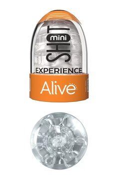 Міні мастурбатор Alive Mini Shot Experience прозорий AV30817 фото