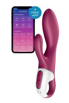 Подвійний смарт вібратор з функцією нагріву Satisfyer Heated Affair Connect App рожевий T360358 фото