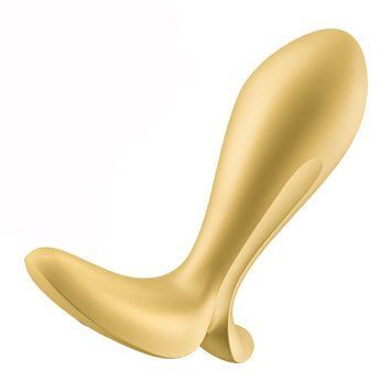 Анальний смарт-пробка з вібрацією Satisfyer Intensity Plug, золотий ST4003245 фото