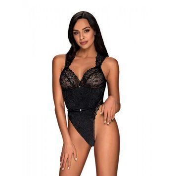 Боді Obsessive Elisetta Black S/M 411092 фото
