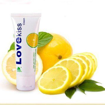 Лубрикант на водній основі "Love Kiss Cream" 50 мл - Лимон - Інтимна змазка X0000056 фото