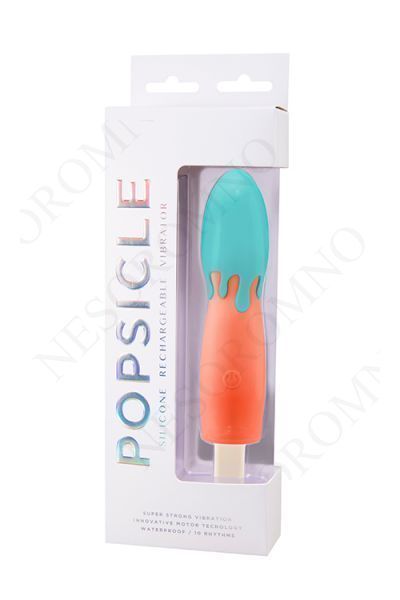 Вібромасажер Ice Cream Popsicle Rechargeable Vibe, Orange T111861 фото