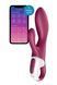 Подвійний смарт вібратор з функцією нагріву Satisfyer Heated Affair Connect App рожевий T360358 фото 1
