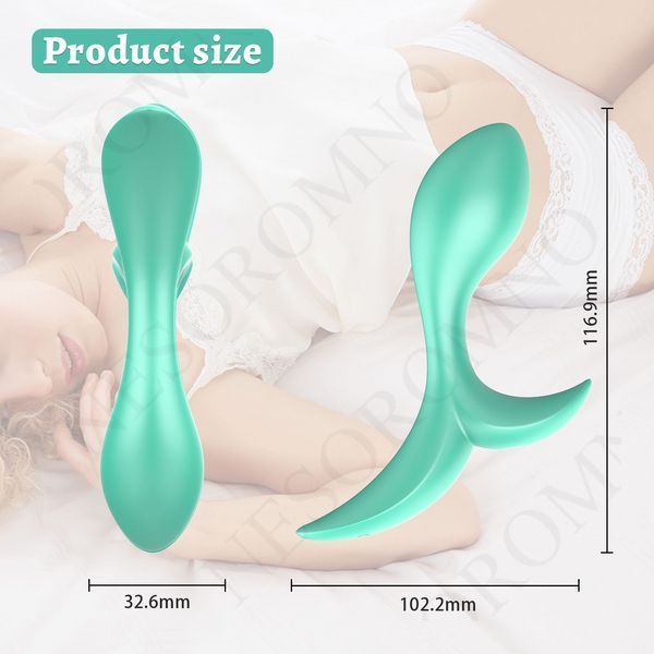 Анальний вібратор Every Night Toys Sally з дистанційним керуванням, бірюзовий, 10 режимів вібрації 42029 /YAI707W-01 фото