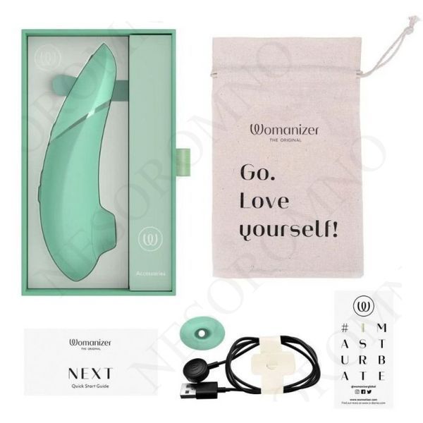 Безконтактний вакуумний кліторальний стимулятор Womanizer Next Sage, зелений 23674/WZNT1SG8 фото