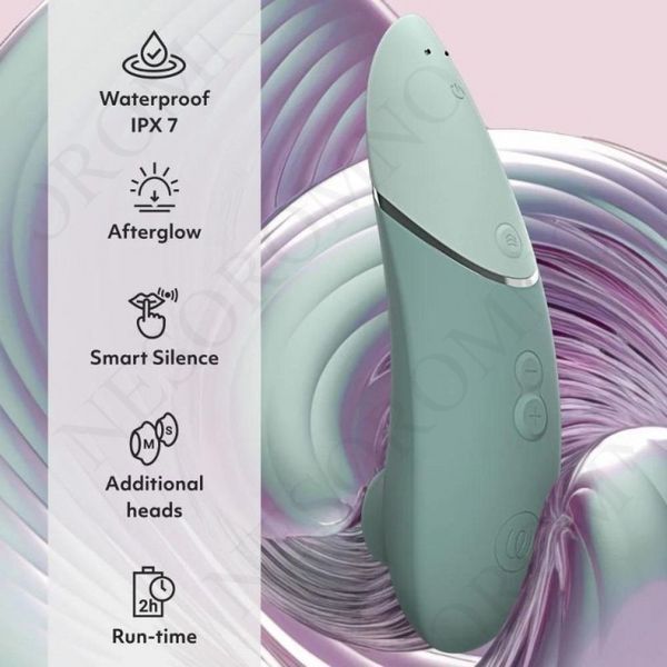 Безконтактний вакуумний кліторальний стимулятор Womanizer Next Sage, зелений 23674/WZNT1SG8 фото
