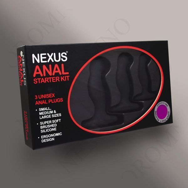 Набір анальних пробок із силікону Nexus Anal Starter Kit, 3 шт.  N24799 фото