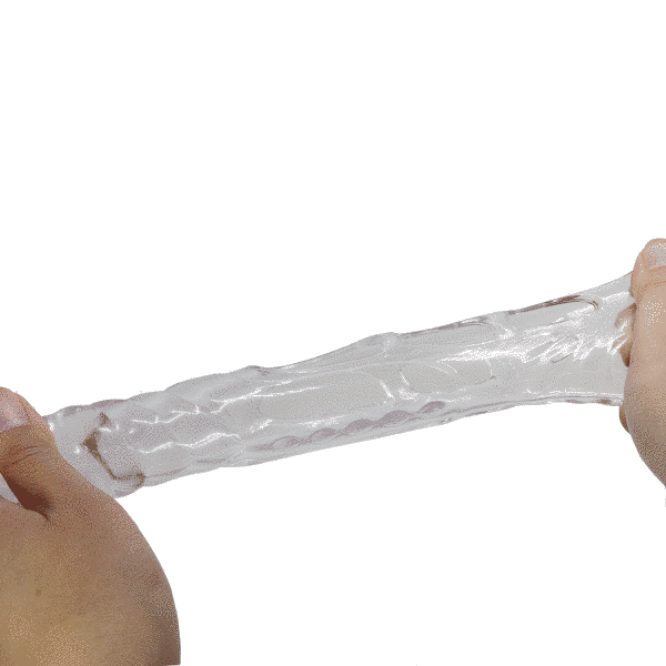Подовжуюча насадка на пеніс Pretty Love Penis Sleeve, прозора, 22 &times; 5,5 см BI-026241NM фото