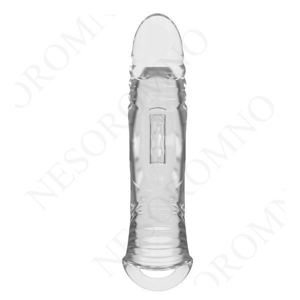 Подовжуюча насадка на пеніс Pretty Love Penis Sleeve, прозора, 22 &times; 5,5 см BI-026241NM фото