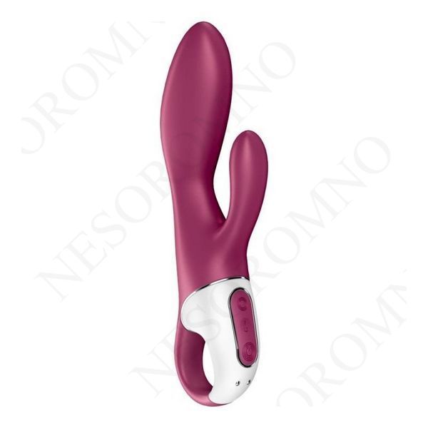 Подвійний смарт вібратор з функцією нагріву Satisfyer Heated Affair Connect App рожевий T360358 фото