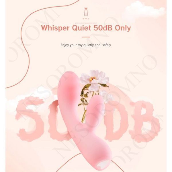 Вібратор подвійний BeYourLover Cloud JOY 10 режимів вібрації, рожевий 90148/BA561A фото