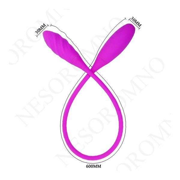 Вібратор подвійний Snaky Vibe Pretty Love 16483 /BI-014327-1 фото