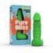 Свічка пікантної форми Pure Bliss BIG Green зелена, 18 см PB410417 фото 1