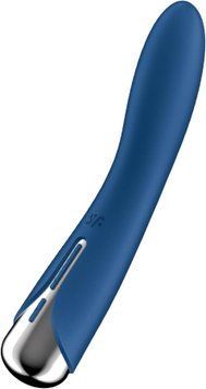 Вібратор для точки G, що обертається Satisfyer Spinning Vibe 1, синій T4048703 фото