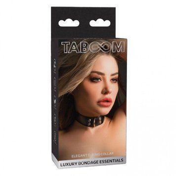 Нашийник з фіксатором Taboom, чорний TB17102 фото