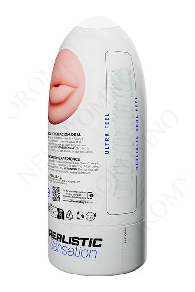 Мастурбатор чоловічий у вигляді рота Alive Oral Flex у колбі, M AV30734 фото