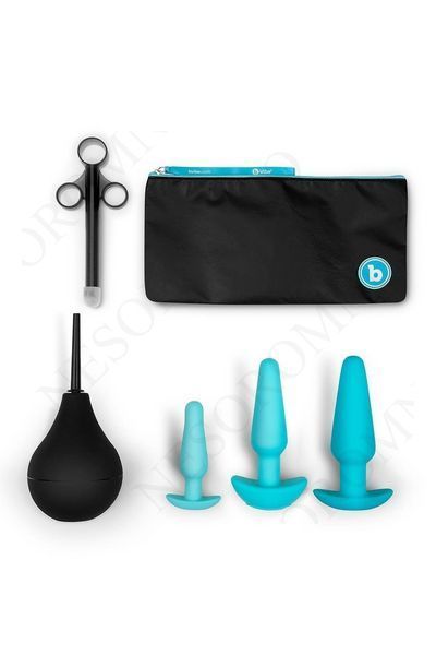 Набір для анального сексу B-Vibe Anal Training 7 предметів, синій E28547 фото