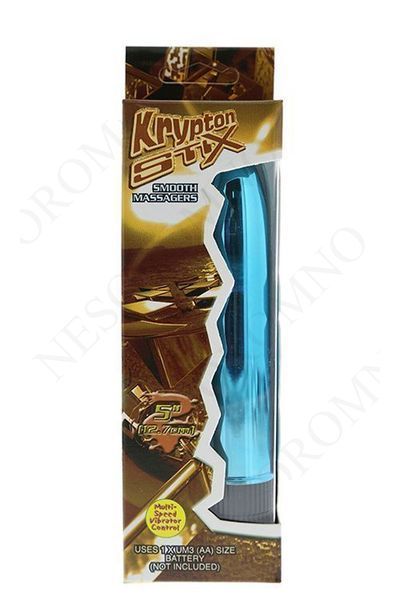 Вібратор Дамський пальчик NMC Krypton Stix 5", блакитний T110486 фото